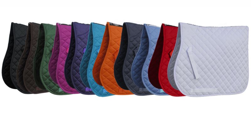 Saddle Pad - Circle Name Logo Personalised
