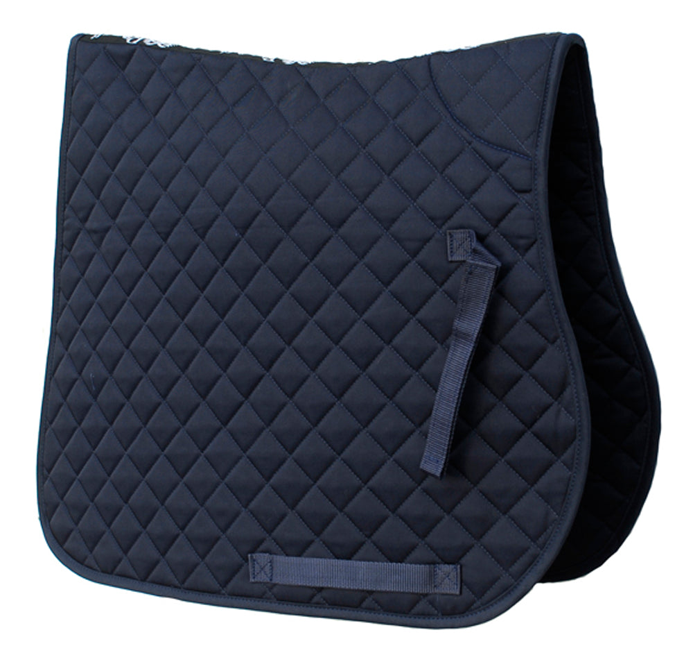 Saddle Pad - Circle Name Logo Personalised