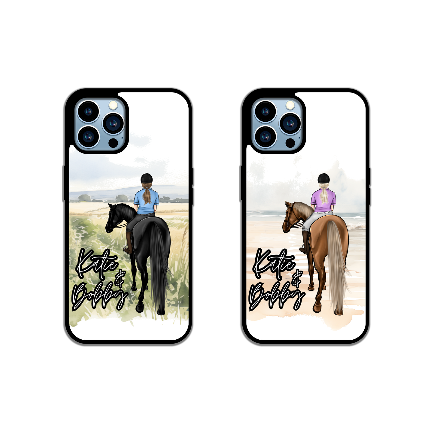 Personalised Horse Rider Phone Case