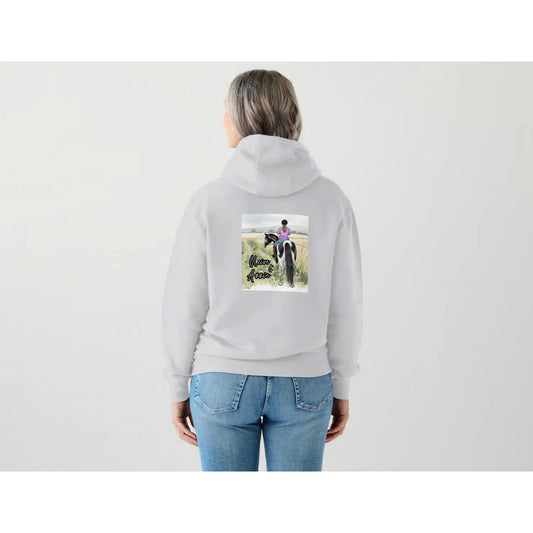 Childs Personalised Horse and Rider Hoodie - Custom Equestrian Sweatshirt with Names