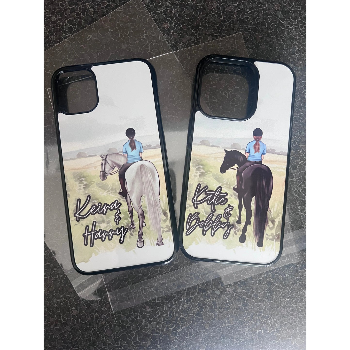 Personalised Horse Rider Phone Case