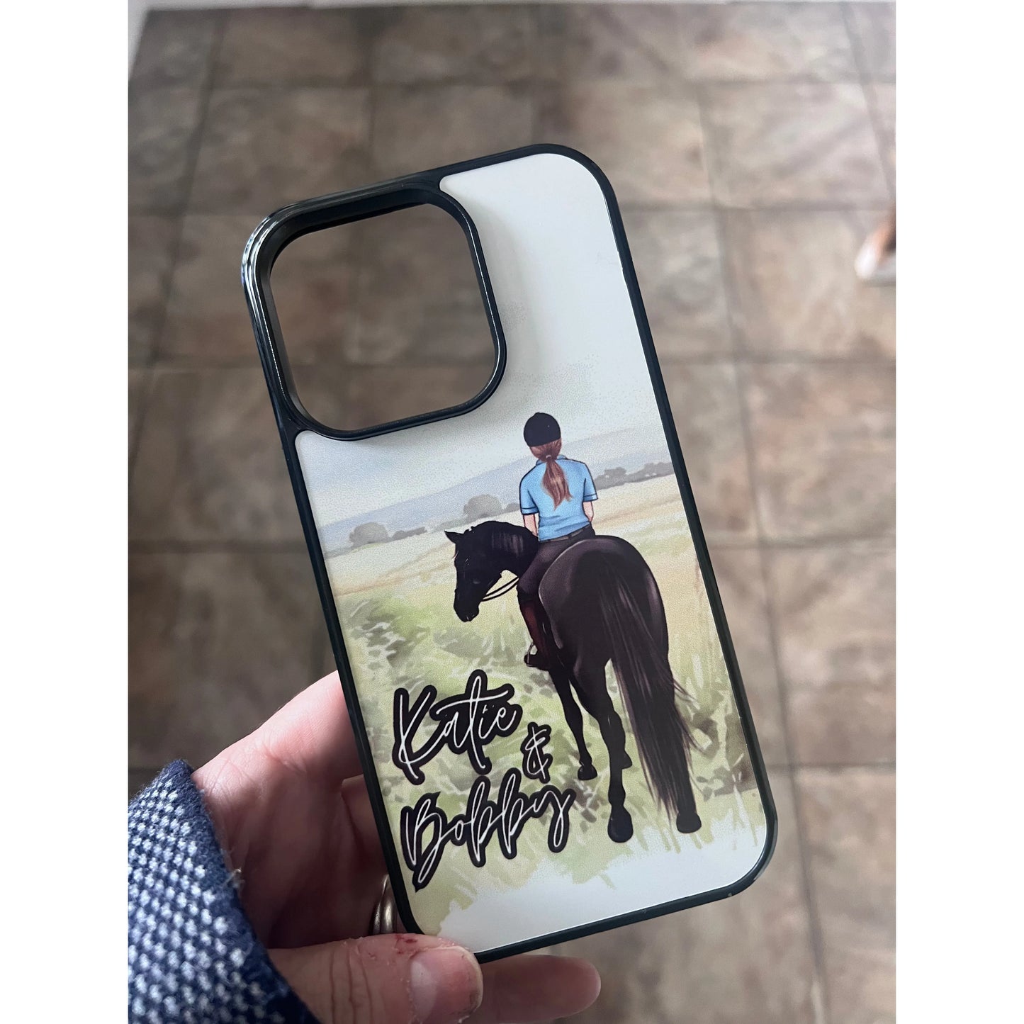 Personalised Horse Rider Phone Case