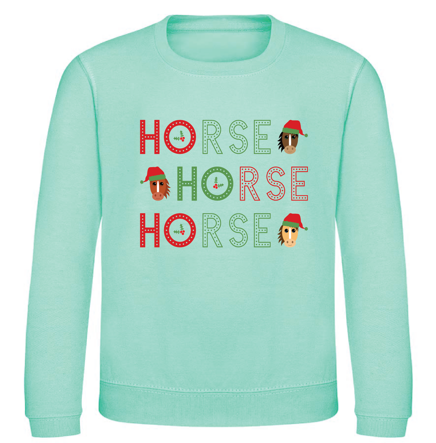 Kids Ho Ho Horse - Sweatshirt